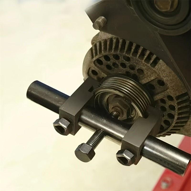Adjustable Crankshaft Pulley Removal Tool, Engine Pulley Remover, Power Steering Pump Pulley Tool, Suitable for All Vehicle Engines, Puller, Auto Repair Tools, Car Automotive Tools