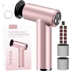 BASIC SUPPLY Electric Foot Callus Remover, 2 in 1 Rechargeable Electric Callus Remover for , Pedicure Tools with 70 count Sandpapers, Professional Foot  File for  -