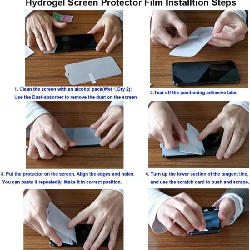 2-In-1 Privacy Screen Protector Film for Samsung Galaxy Z Fold 8/7/6/5, Internal + Front Tpu Material, 3h Hardness, Shell-Friendly Design