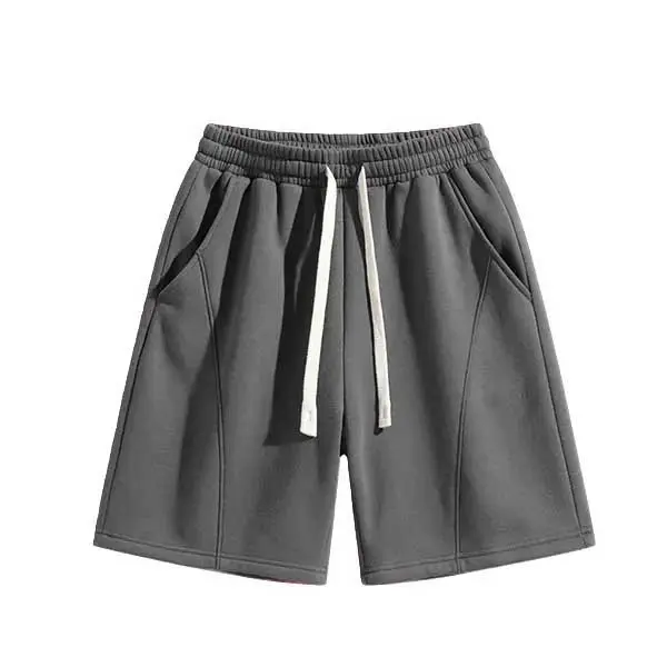 Men's Cotton Blend Sweat Shorts Casual Athletic Lounge Shorts with Pockets, Acid Wash Loose Fit Drawstring Gym Shorts for Summer Workout