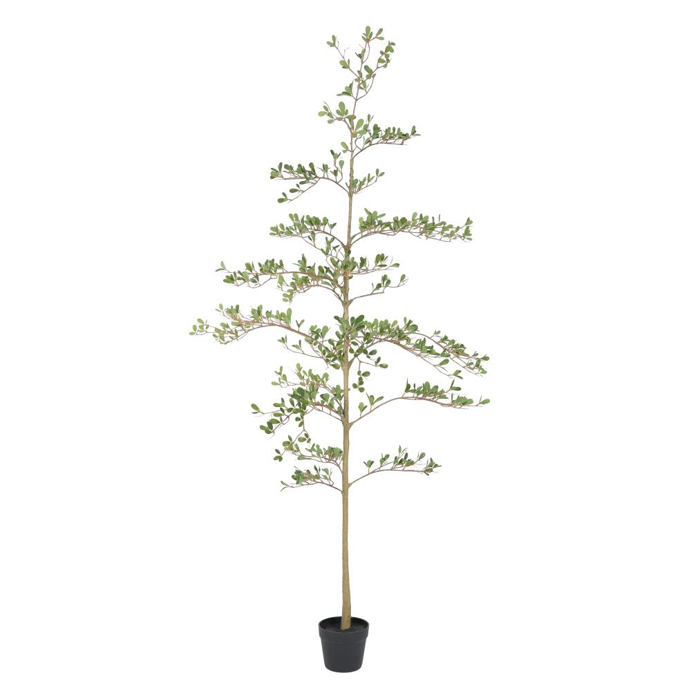 6FT Mediterranean Artificial Olive Tree with Black Pot - Synthetic Artificial Potted Trees, Decorative Fake Plant Decoration, Modular Modern Farmhouse-Asian Indoor/Outdoor Lifelike Greenery for Living Room/Office, Natural Branches, 1pc Everyday Use Set, F