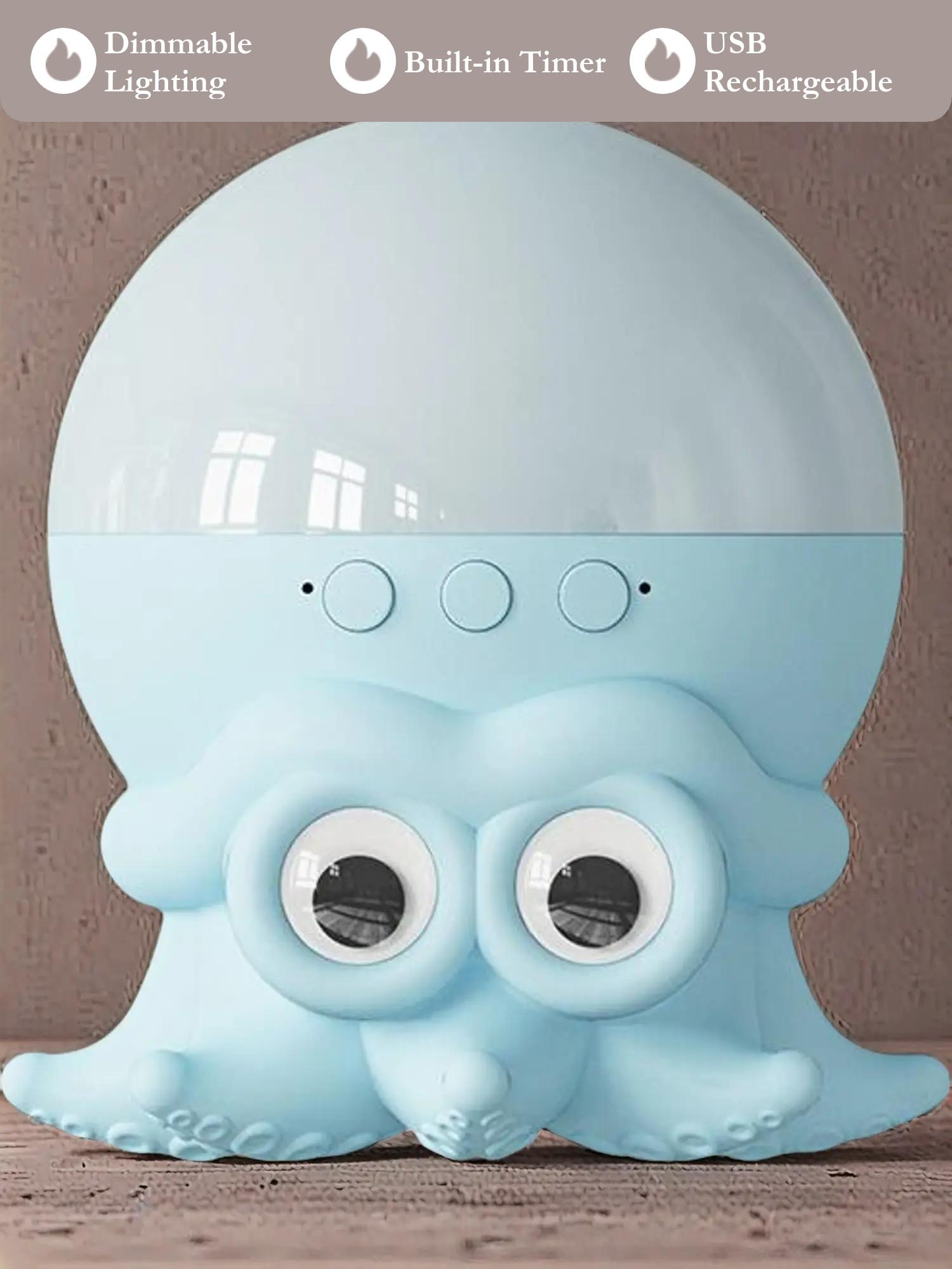 SUPPOU Octopus LED Starry Sky Projector, Dimmable Kids Night Light with Timer, Star Projector for Bedroom Decor, Room Decoration, Gift & Party Use, USB