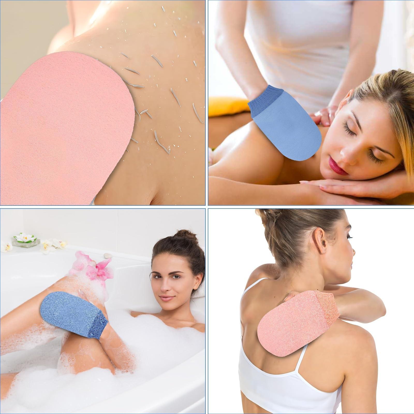 Elastic Bath Gloves for Kids & Adults, Durable Shower Towel Scrubber, Perfect for Daily Use, Ideal Gift for Family Members