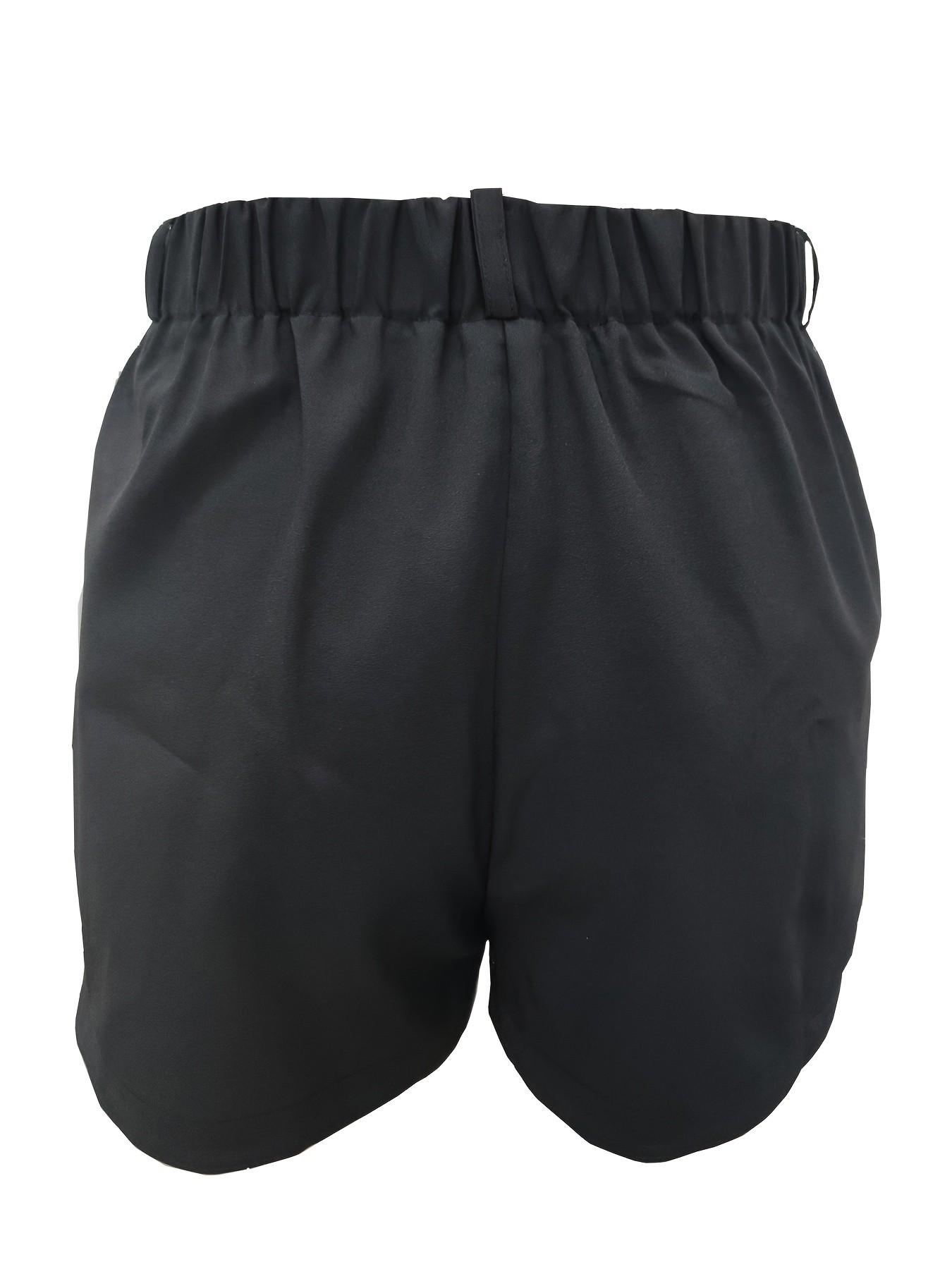 Women's High Waist Tailored Shorts 2025, Fashion Belted Pleated Dress Shorts, Casual Office Workwear Slim Fit Shorts, Trendy Solid Color Straight Leg Shorts, Versatile Daily Wear Going Out Shorts, Chic A Line Shorts for Date Night, Business Casual Shorts