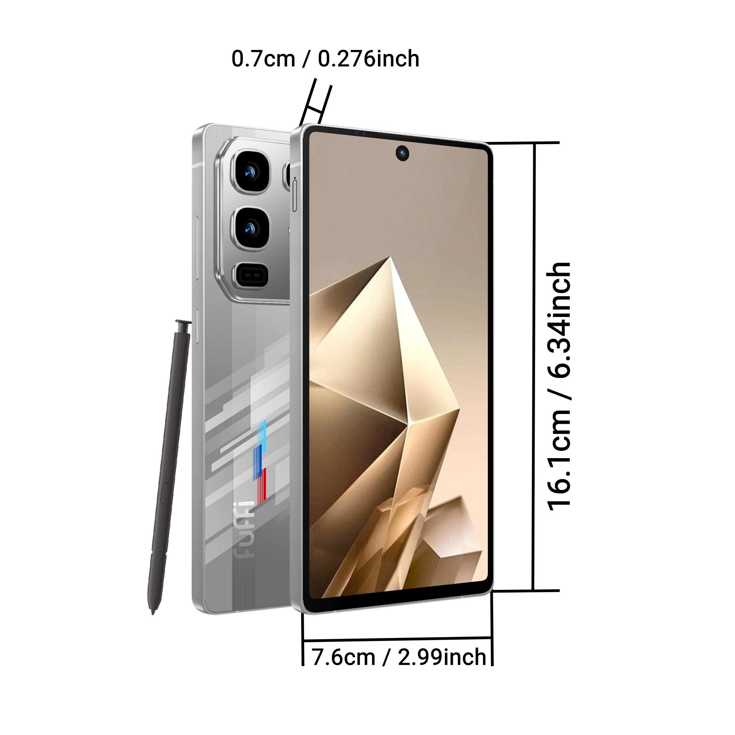 FUFFI 6.8-Inch Android Smartphone - 3GB RAM + 32GB ROM, 8+20MP Dual Camera - 4100mAh Battery, Android 12.0 Smart Touchscreen Phone- Unlocked 4G LTE Network, Dual SIM Cellphone