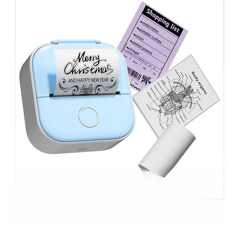 Portable Inkless Bluetooth Mini Thermal Printer for Students to Print Mistakes
