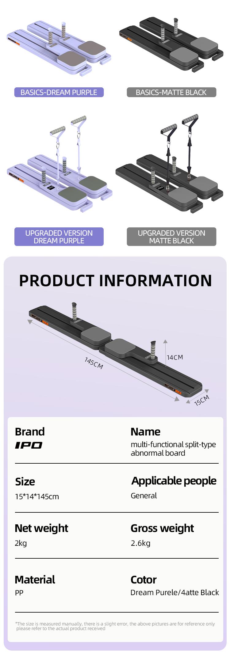 IPO Core Workout Equipment Multifunctional Split Abdominal Board for Pilates Arm Strength Training Home Exercise Tummy & Bicep Trainer Push Up Stand festival gift