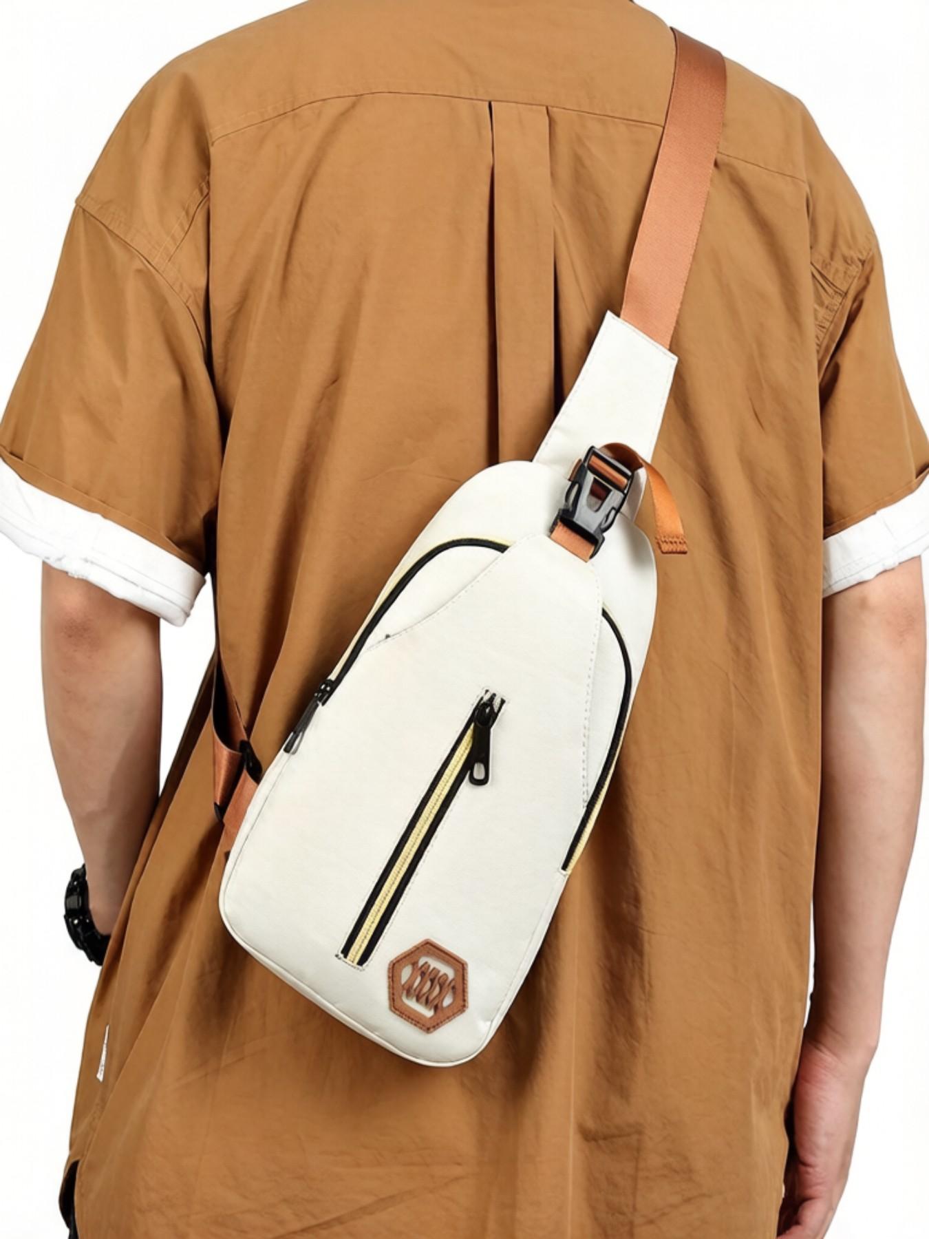 Viral Crossbody Sling Bag, Waterproof Nylon Chest Bag for Everyday, Aesthetic Spring 2026 Trend, TikTok Made Me Buy It, Must-have Travel Gear.