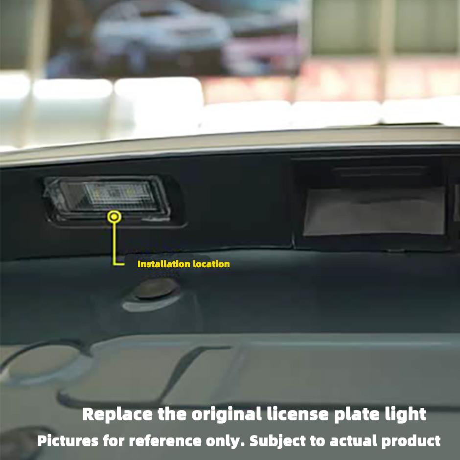 QXNY HD Backup Camera Bracket Mount Holder License Plate Light Housing for Toyota Camry Yaris Corolla 2012-2015 Verso Yaris