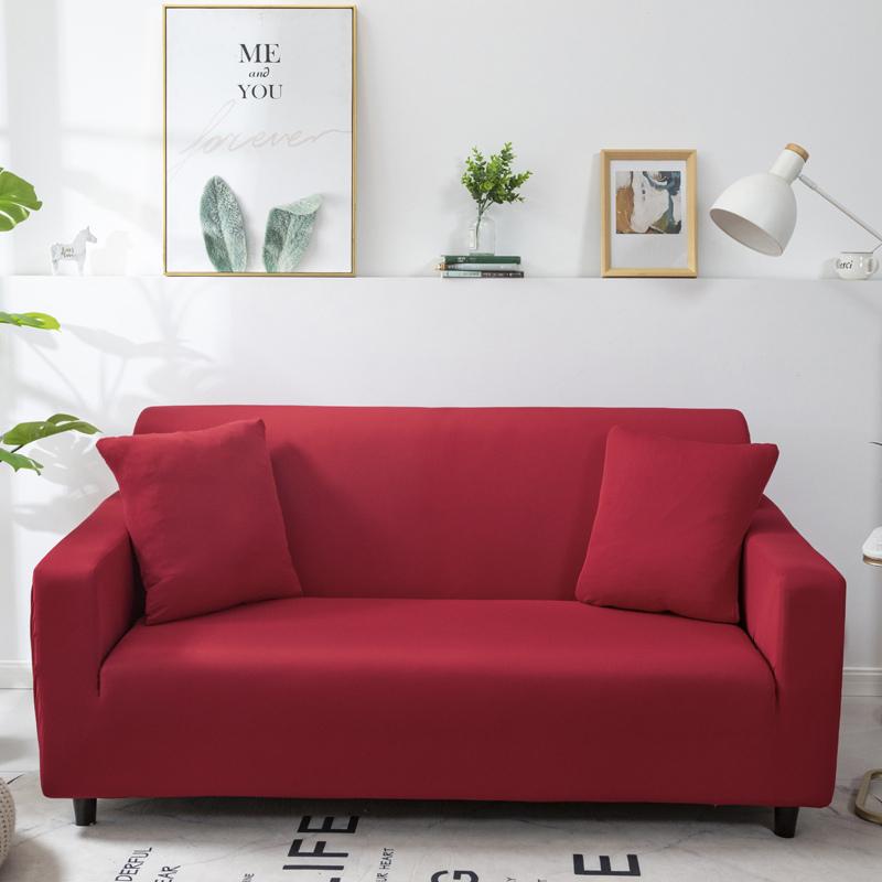 1PC Minimalist High Elastic Solid Color Elastic Sofa Slipcover | Dog-Friendly | Non-Slip, Dustproof & Scratch-Resistant | Suitable for Indoor/Outdoor Gardens & Living Room Sofas | Fits 1/2/3/4-Seater Sofas | Washable & Kid-Safe | Holiday-Universal