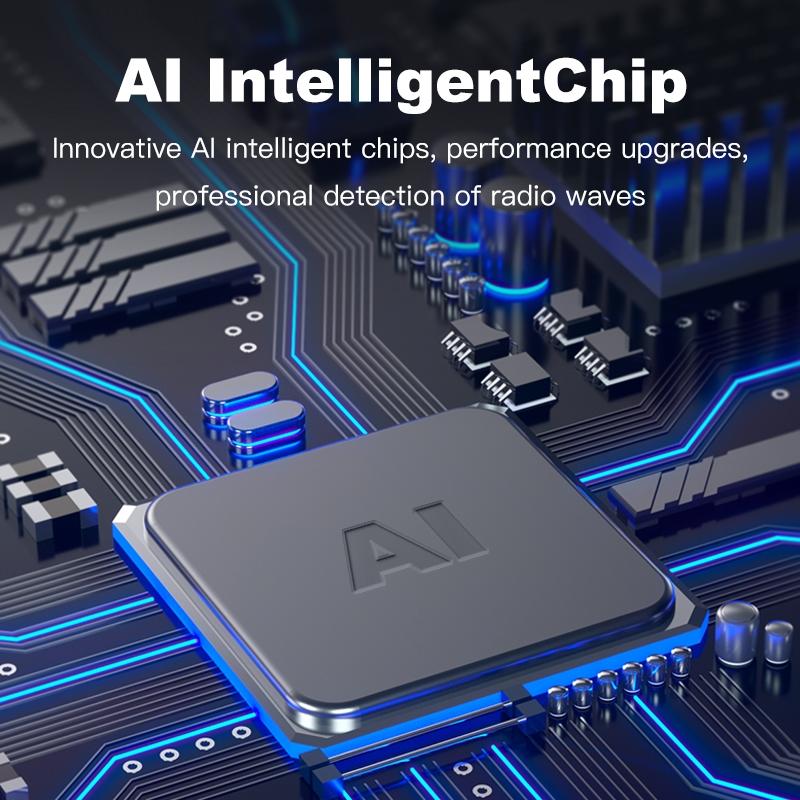 Hidden Camera Detector, Hidden Camera Detector with LED Light, GPS Tracker Detector with 5 Sensitivity Levels, Suitable for Office, Hotel, Travel