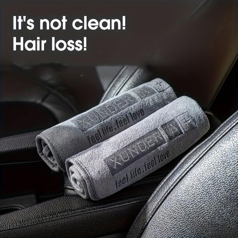 High-End Microfiber Car Towel, Ultra-Absorbent Soft No-Edge Wash Cloth, Interior Dry Cleaning Tool, Automotive Detailing Supplies, Microfiber Towels For Cars