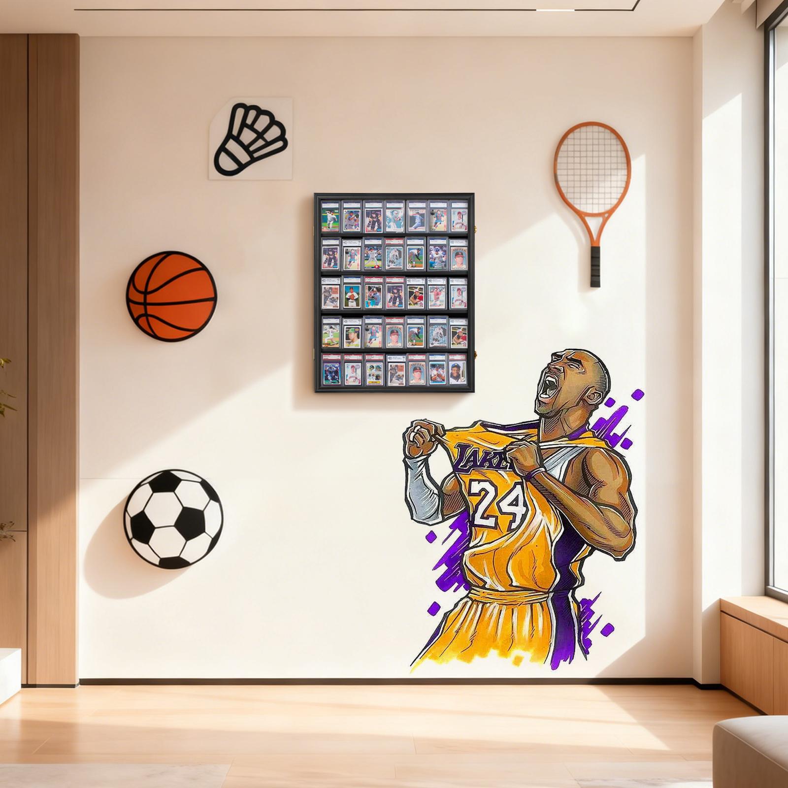 Multi Layer Deep Shadow Graded Display Box for Football Jersey and Pokemon Card with Museum Grade ETB Acrylic Frame