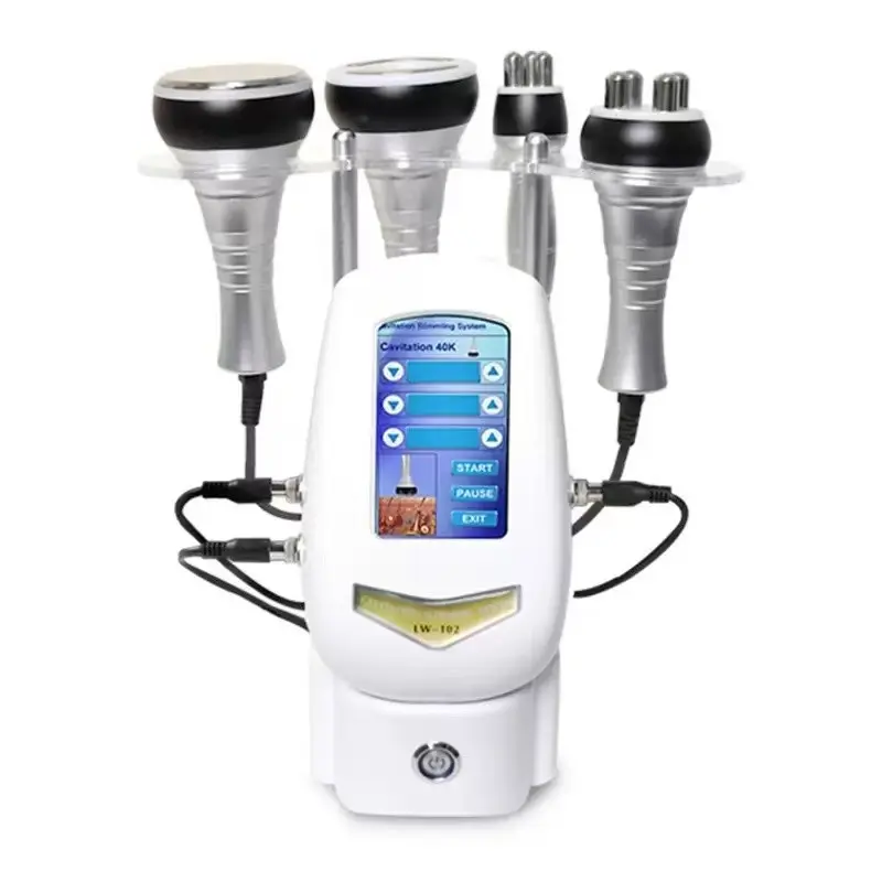 Us Plug Multi-Handle Desktop Beauty Massage Device, Ideal for Daily Facial and Body Care, New Lw-102 Model, 100-240v Power Consumption