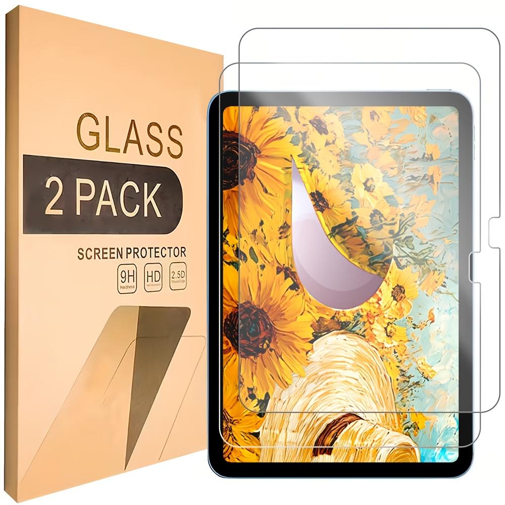 2pcs Screen Protector for iPad 10th/11th A16, 2.5D Arc Edge Design, Anti-Fingerprint, Clear Display Protection for Home Office Dorm