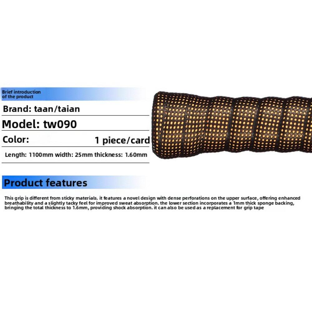 1 Pcs High Quality Taan Fishing Grip Overgrip Tennis Racket PU Badminton Sweatband Grip Padel Tenis Raquete