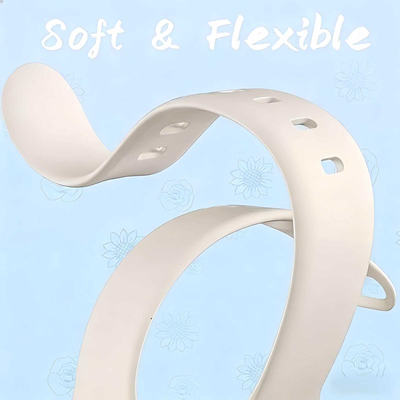 3 Pack Sport Silicone Band for Apple Watch, Soft Waterproof Wristband, Replacement Strap for 40mm-49mm, Series 9-1 Se Ultra