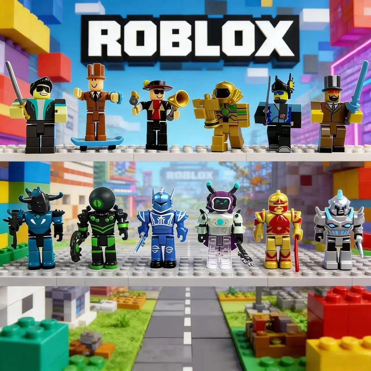 2026 New hot item   Roblox Game Virtual Figures Toy Set Collection Doll PVC Model Anime Figuras Desktop Decor Toys