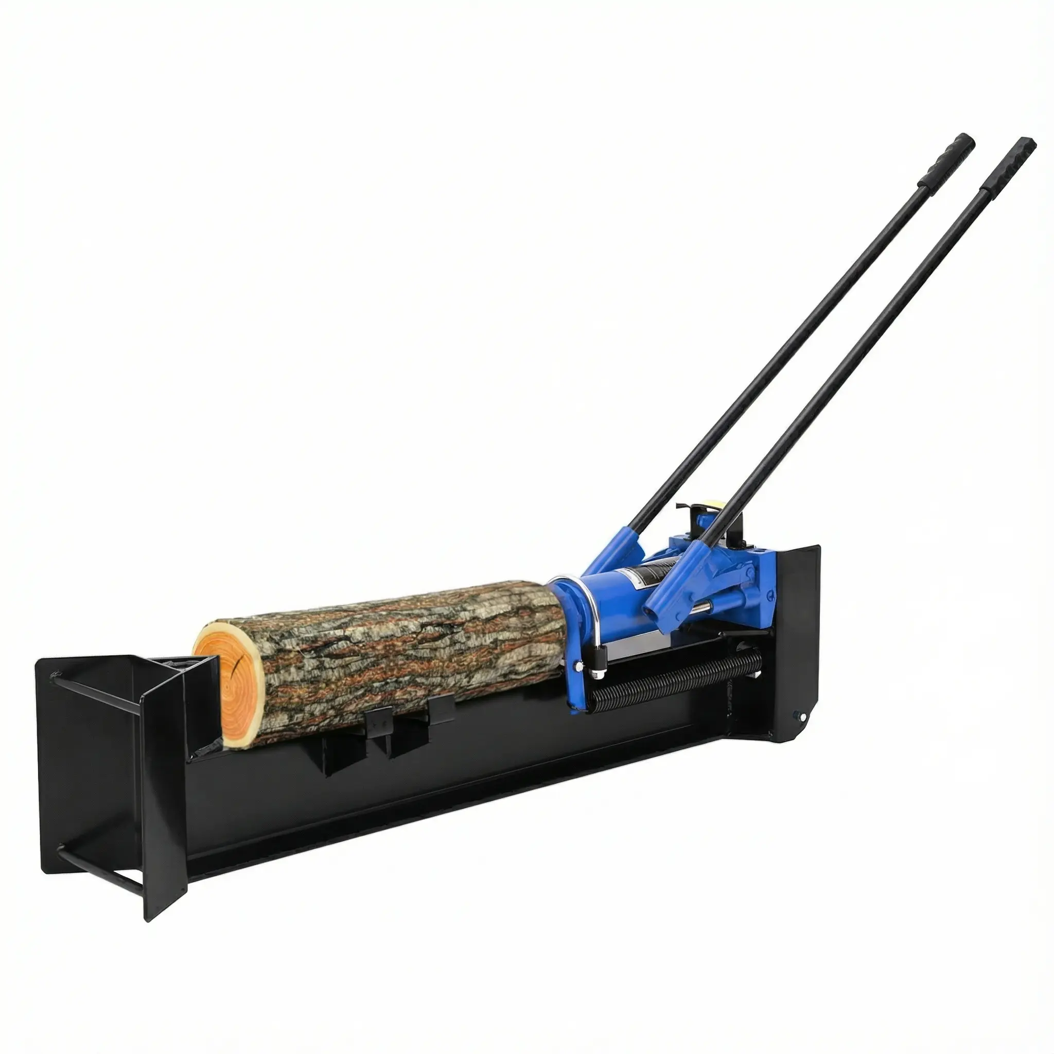 Garvee 12 Ton Manual Hydraulic Log Splitter – Heavy-Duty Steel Firewood Cutter with 2-Speed Operation, Built-In Wheels & Spring Return – Portable for Backyard, Farm, Camping