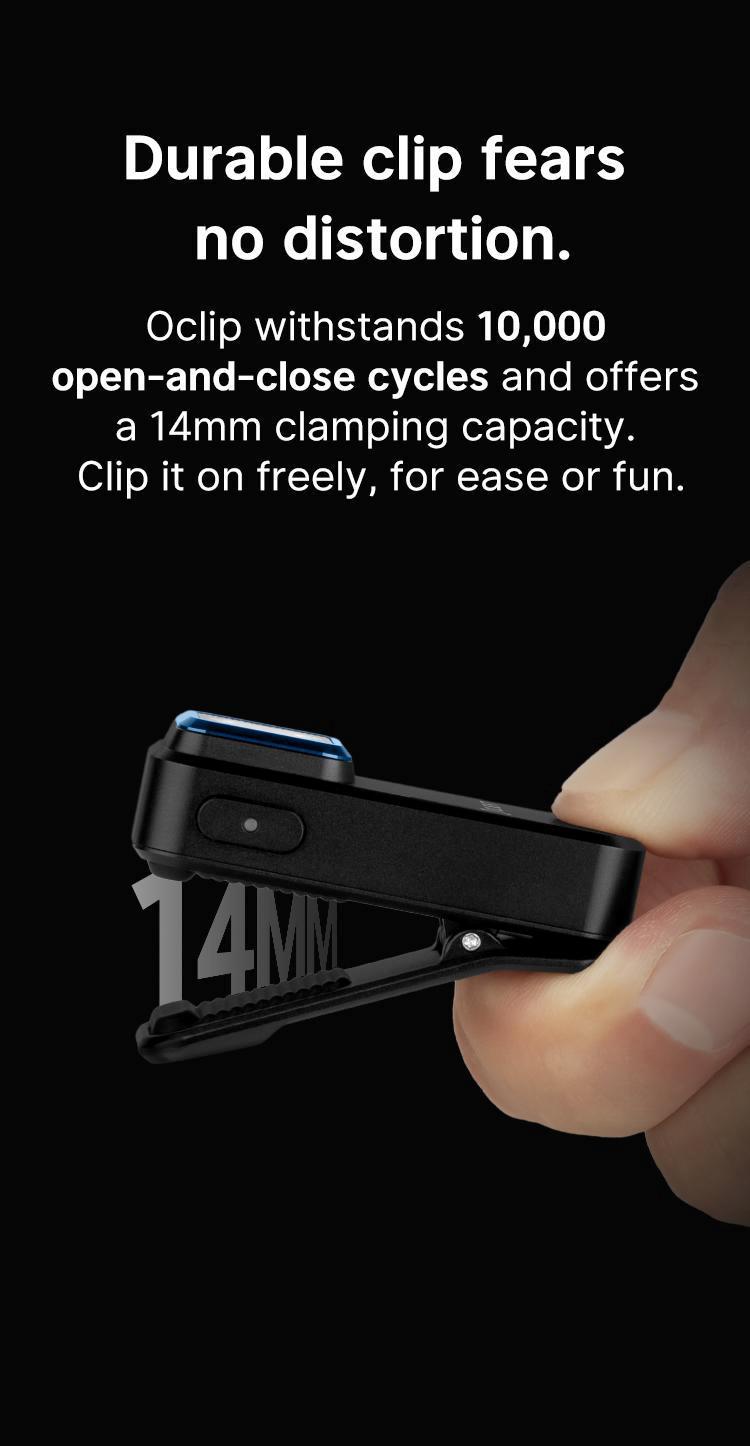 OLIGHT Oclip Rechargeable EDC Flashlight 300 Lumens Dual Light Sources Compact Pocket Clip Light, Convenient Type C Charging, Portable Magnetic for Night Working, Cycling, Emergency, Signaling Tool