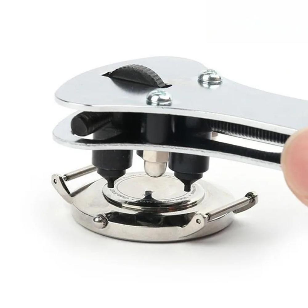 Professional Mechanical Watch Repair Tool Kit with Adjustable Case Opener, Claw Tool & Anti-Slip Grip. multi-Function essential Set for Watch Maintenance & Battery Replacement. Portable Repair Tools
