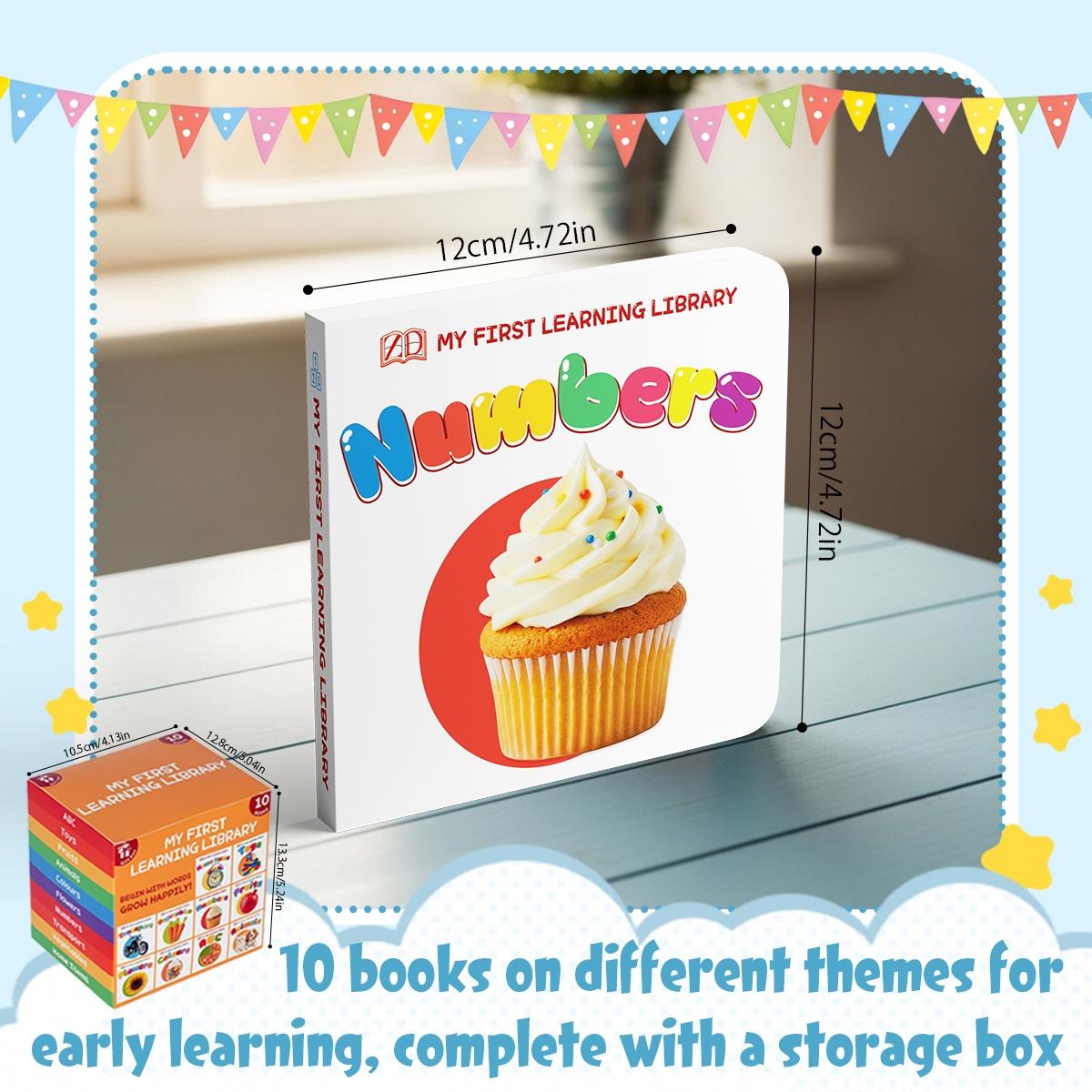 Kids Vocabulary Picture Book Collection – 10 Fun First Word Learning Books