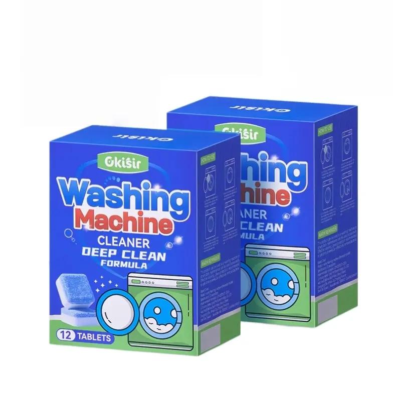 Washing Machine Cleaner, Time-Release Dissolving Technology, Scale Removal & Stain Removal, Solid Detergent, Household Cleaner