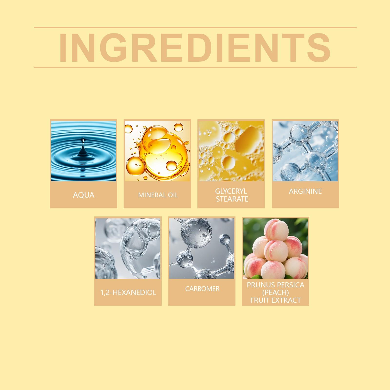 Peach Mami Firming Body Cream, Caffeine & Hyaluronic Acid for Smooth, Glowing, Hydrating Skin, Moisturizing & Nourishing Formula, Body Care