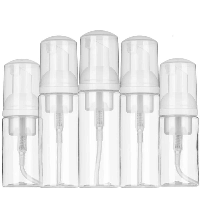 Refillable Cosmetic Foam Bottles 30ml to 100ml Options Sleek Bottle for Labeling Perfect for Travel and Home Use