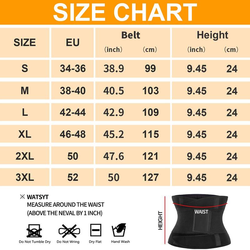 Women's Double Velcro Waist Trainer, Adjustable Velcro Waist Cincher, Tummy Control Shaper, Waist Trainer for Women, Sports Waist Trainer for Workout, Waist Trainer Trimmer