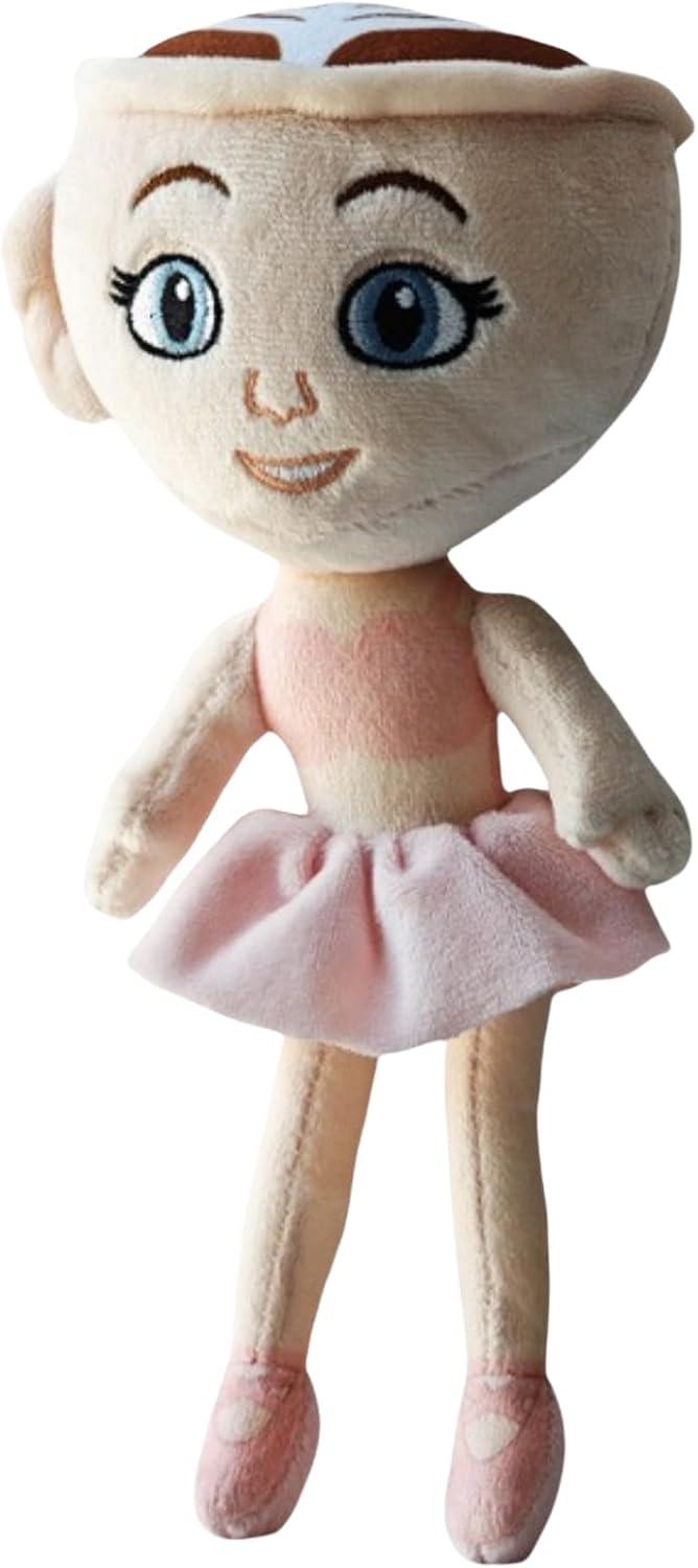 Italian  Plush, 10" Soft Adorable Stuffed Ballerina Cappuccina Plush Pillow for Video Game Fans