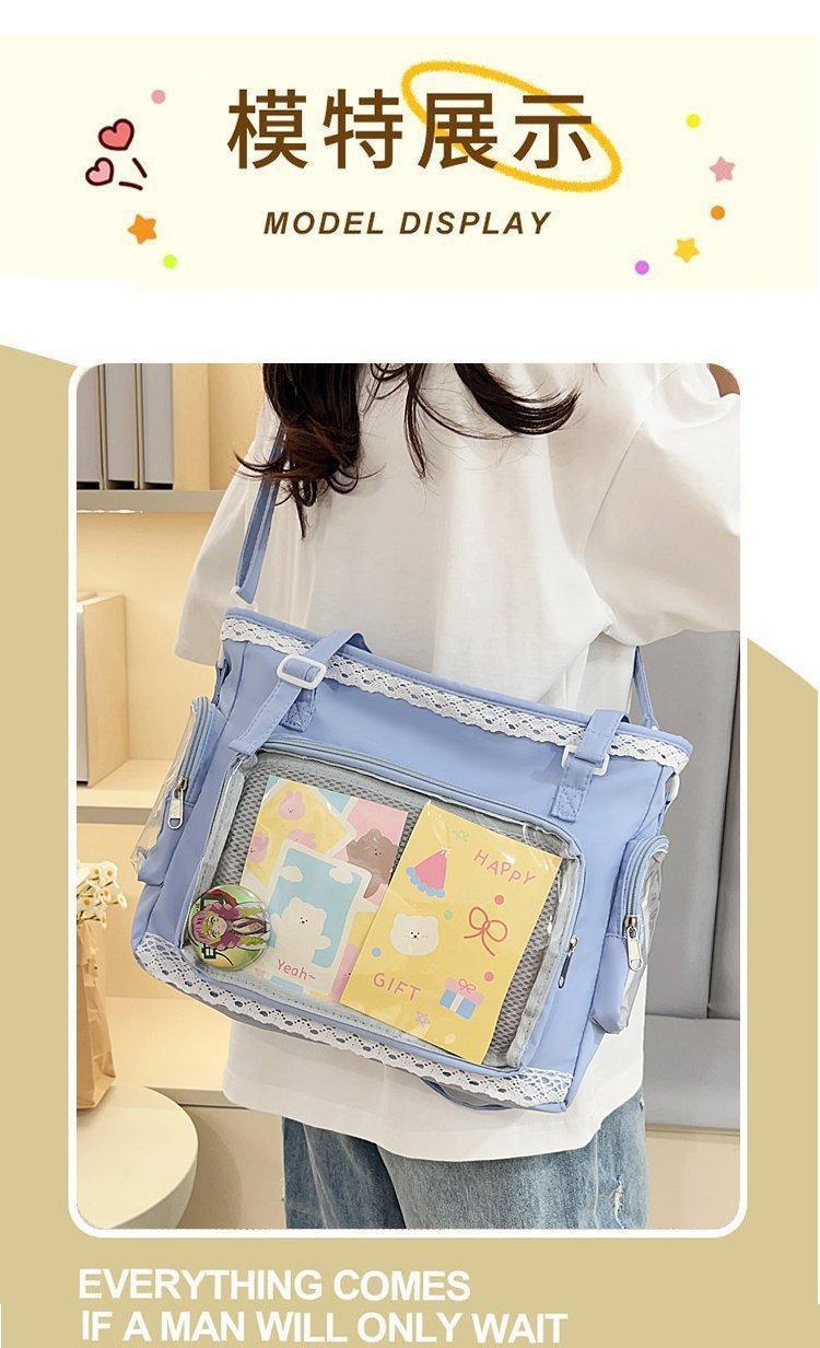 Ballet Girl Large Appetite Itabag Japanese Two-Dimension Single Shoulder Crossbody Bag Gift For Friends Women'S Handbag