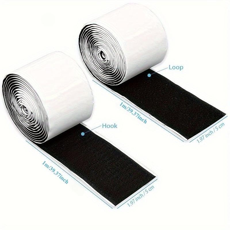 Velcro, hook-and-loop tape - Self-adhesive strips, suitable for installation, handicrafts, etc.