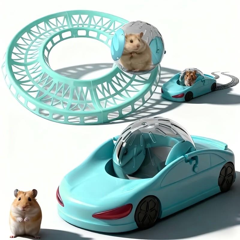 Large Hamster Exercise Wheel Ball Toy, Durable Hamster Roller, Suitable for Small Pet Cages, Promotes Exercise and Entertainment