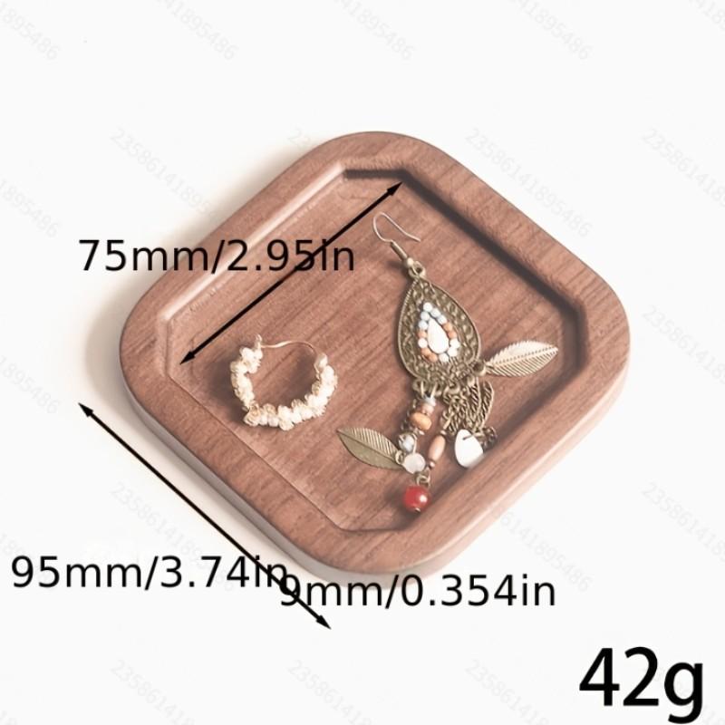 Elegant Rectangular Jewelry Tray, Storage for Earrings, Rings, Necklaces, Crystal Bracelets, Home or Office Use, Accessory Organizer