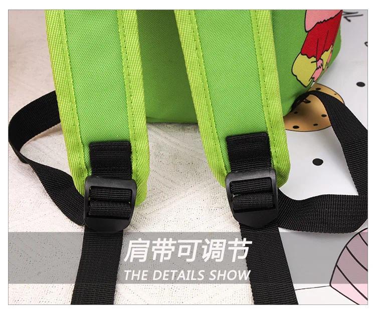 Crayon Shin-Chan Same Style Cute Backpack Crocodile Biscuit Backpack Top Zipper Badminton Racket Bag Portable Large Capacity Bag