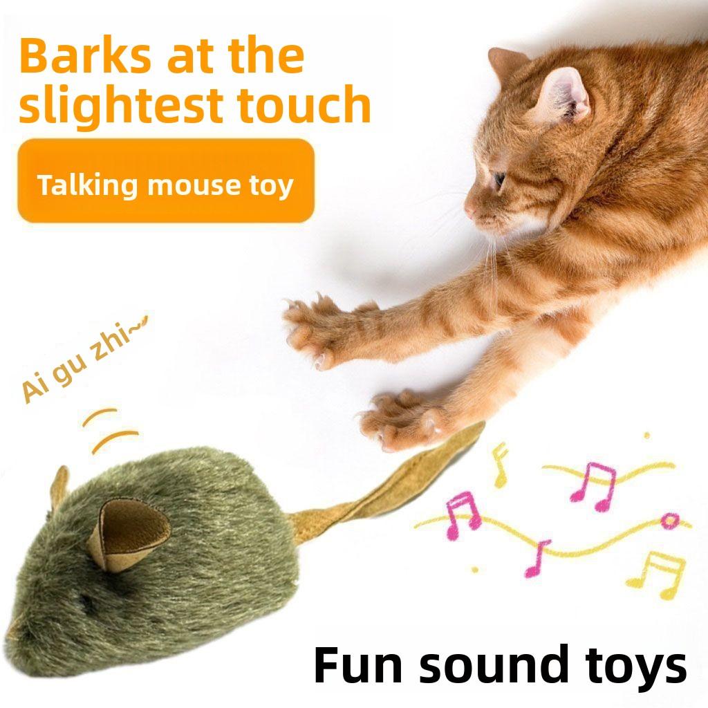 2-Pack Cat and Dog Toys - Cat Toy Mouse with Simulated Sound to Entertain Cats, Pet Supplies for Cats to Consume Energy, Bite Mouse Suitable for Indoor and Outdoor Use