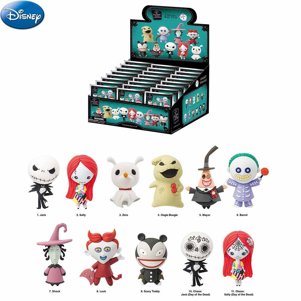 L-Disney Officially Licensed Nightmare Before Christmas Series Blind Bags Surprise Bags Lucky Bags Surprise Figural Keychains Keyring Random One Christmas Halloween Gifts