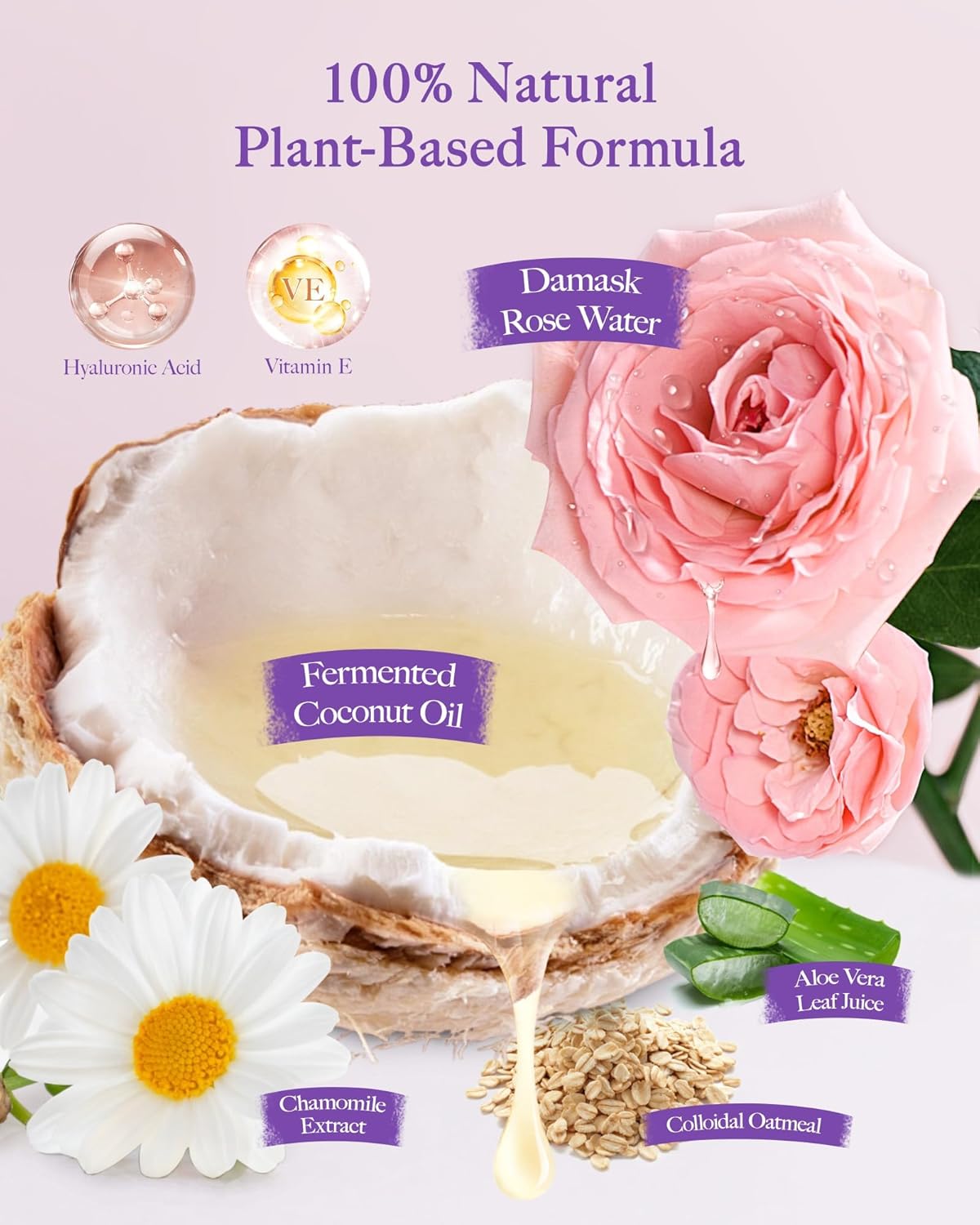 HICC PET Dog&Cat Paw Balm Butter Moisturizing Wipes, Plant-Based Gentle Deodorizing Nourishes Fur Rose Scent