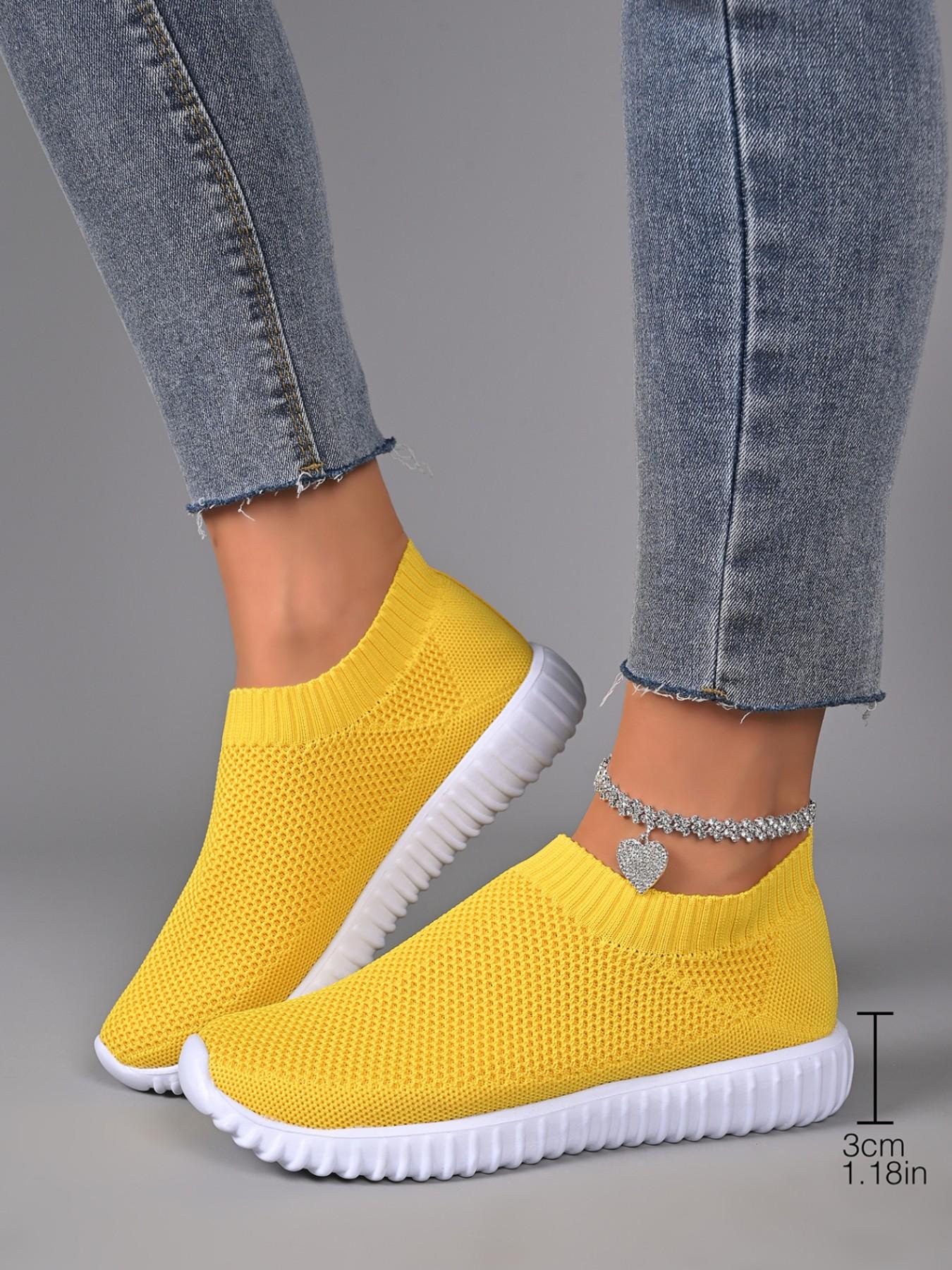 Women's Strapless Casual Mesh Shoes, Breathable Ballet Flat Sneakers, Comfortable Walking Sports Shoes for Nurses, All-Season Wear