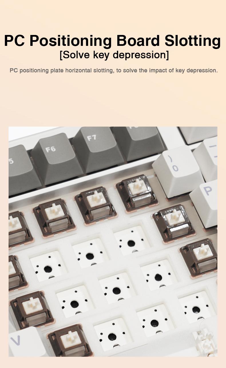 [New]Aula F108 Pro Wireless Full Size Mechanical Gaming Keyboard Knob Smart Screen Num Pad Pre-Lubed Linear Switches RGB Backlit Hot Swappable Custom Keyboard Customize E-Sports Office Computer Accessories(Red Pink) TikTokShopfalldealsforyou