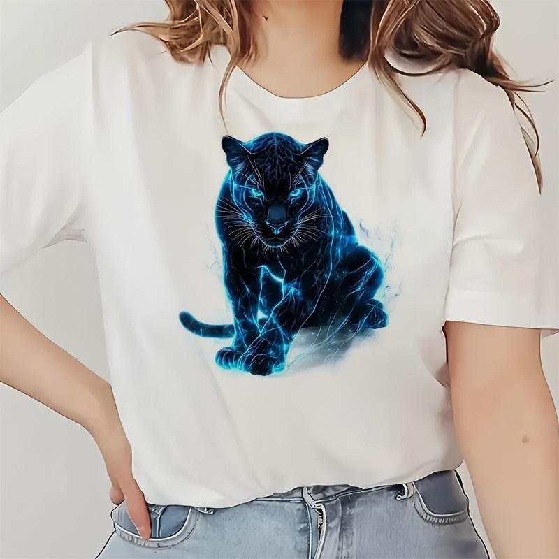 3-Pack Blue Leopard Print Heat Transfer Stickers, DIY Iron-On Patches for T-Shirts, Pillows, Washable Plastic Decals for Clothing and Bags