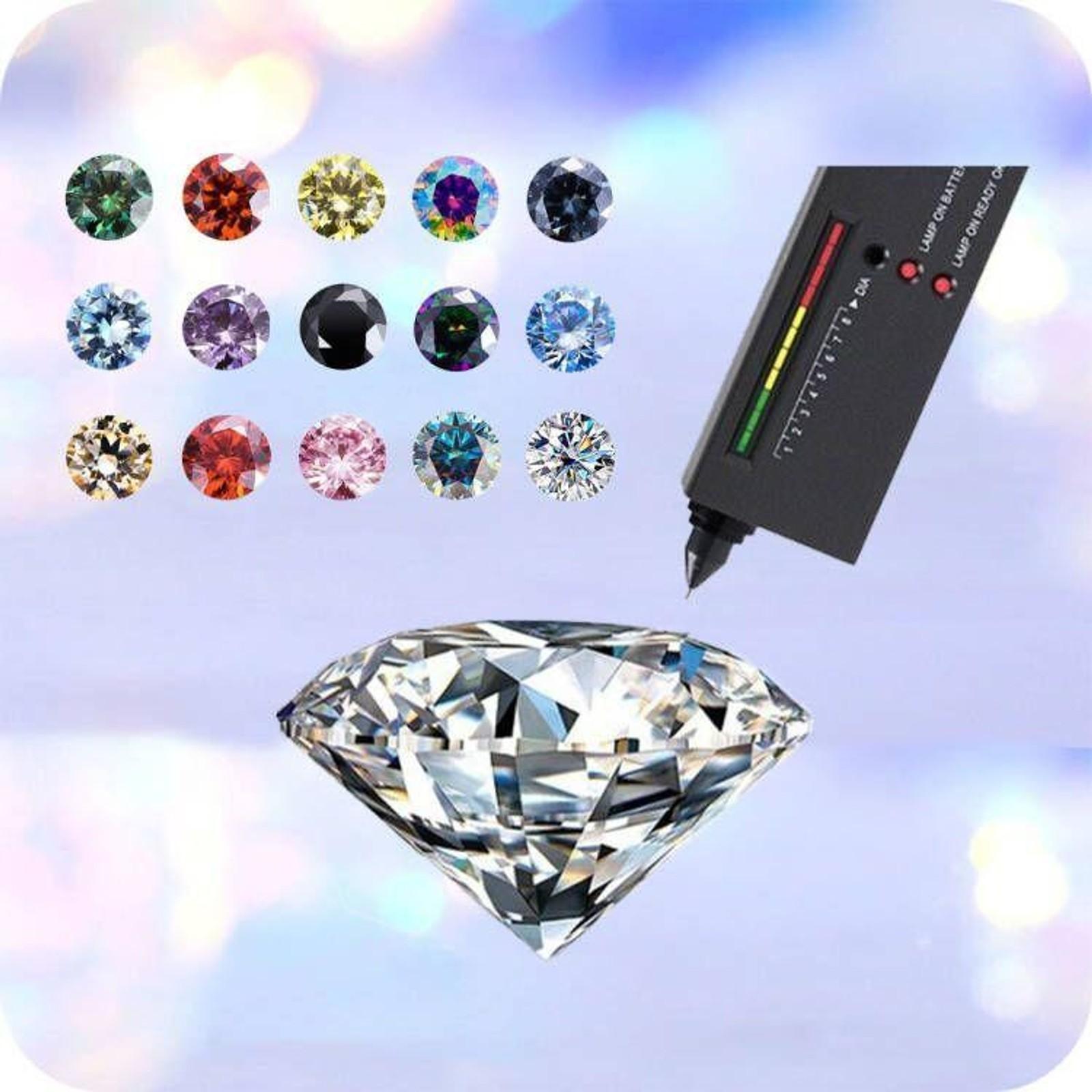 Synthetic Moissanite Pendant Necklace for Women 0.5/1.0/2.0CT S925 Silver Chain Fashion Necklace Christmas Gift