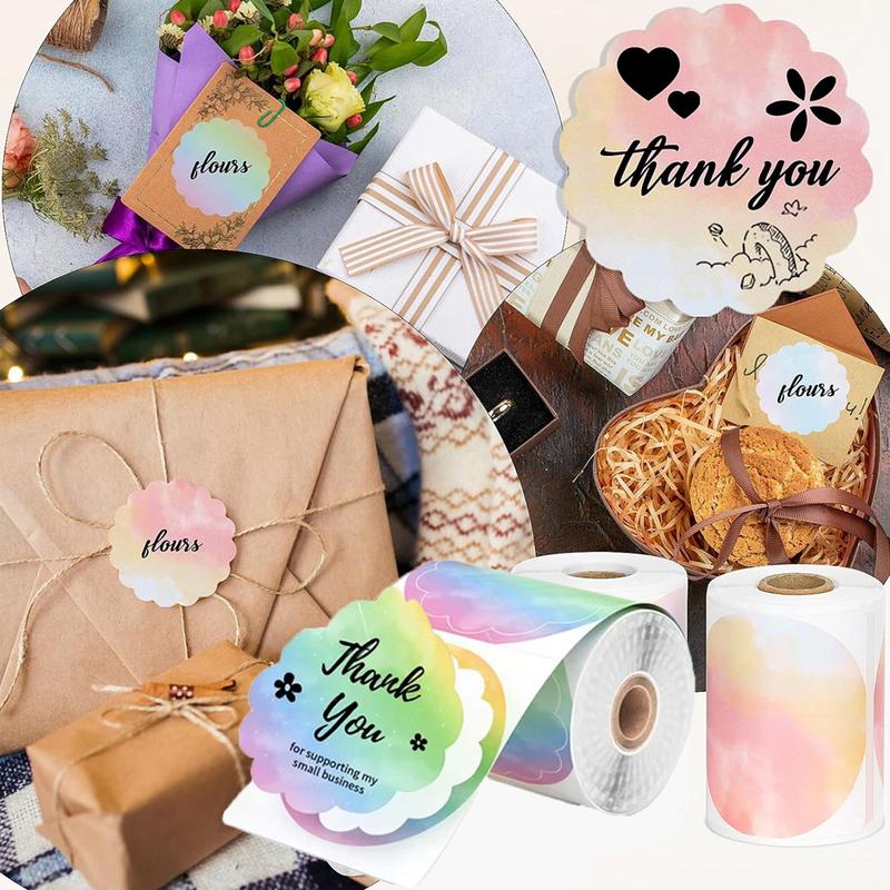 3 Rolls 50mm Color Thermal Label Paper for Phomemo M220 M200 M221 M110 P50 P80 P1 Printers, Waterproof Stickers Mini Printer Paper, Direct Thermal Sticker