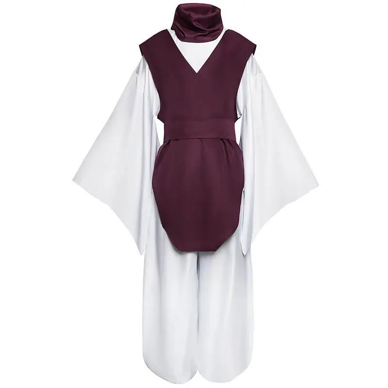 Anime Choso Cosplay Costume with Vest Neck Gaiter Belt White Elastic Pants Halloween Choso kimono Outfits for Comic Con