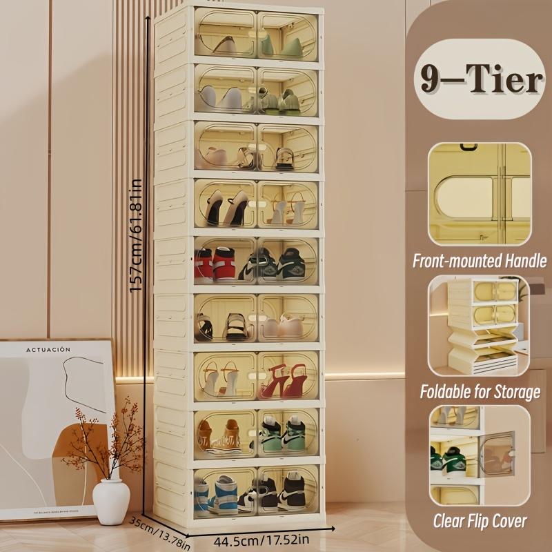 2026 Internet celebrity explosion 3/6/9 layers can be stacked to save space, organize shoe racks, family storage artifacts, dust saving space