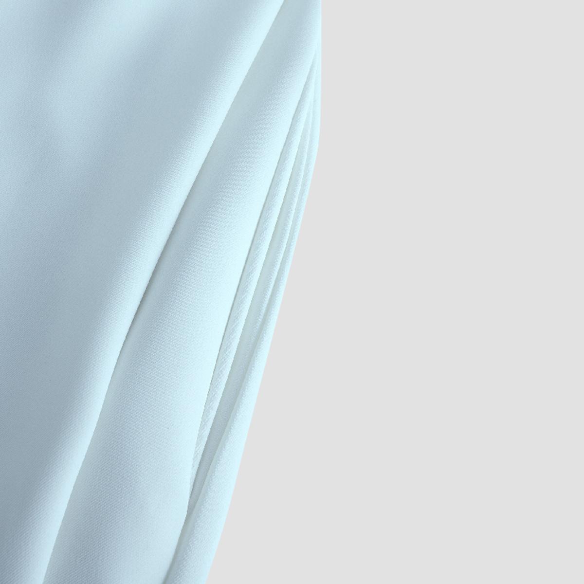 UOOZEE Women's Basic Cap Sleeve Wide Leg Jumpsuit - Fitted Polyester Work Outfits Womenswear Overall with V-Neckline - Chic & Elegant Style (the size is one size smaller,it is recommended to order a size larger) Shortsleeves teacher/interview outfits