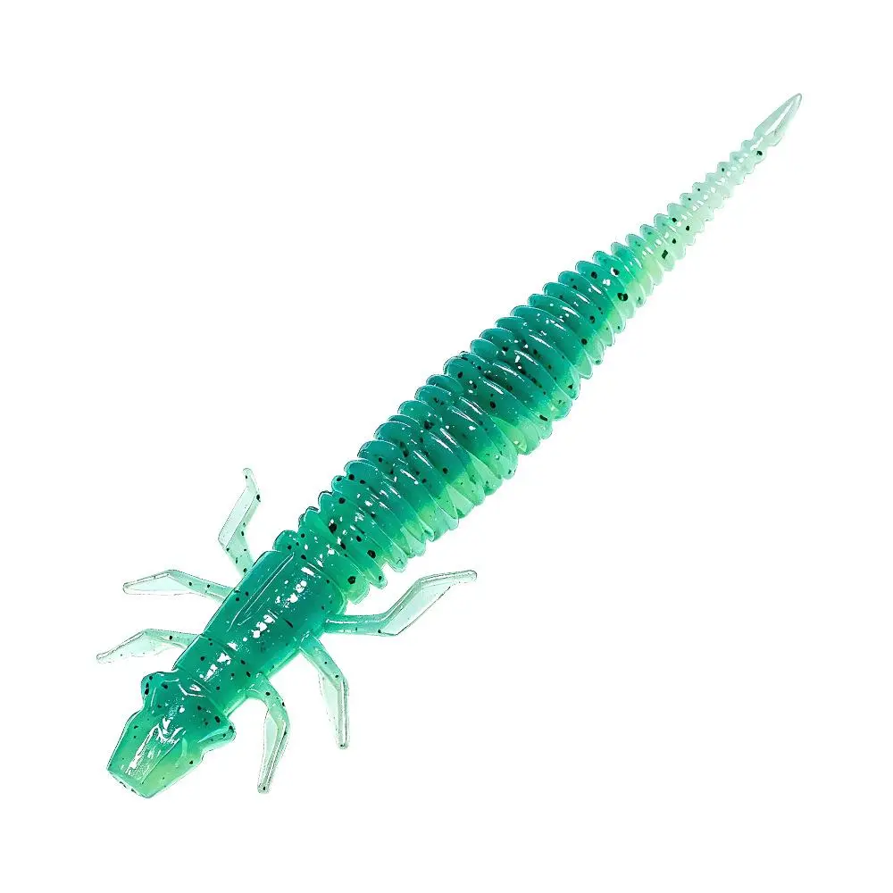 12pcs 2.68in Floating Needle Tail Soft Worm Lures, Natural Look Finesse Drop Shot Rig Bait, Root Fishing Hook Setup, Ideal for Largemouth Bass, Striped Bass & Crappie, Floating Tail