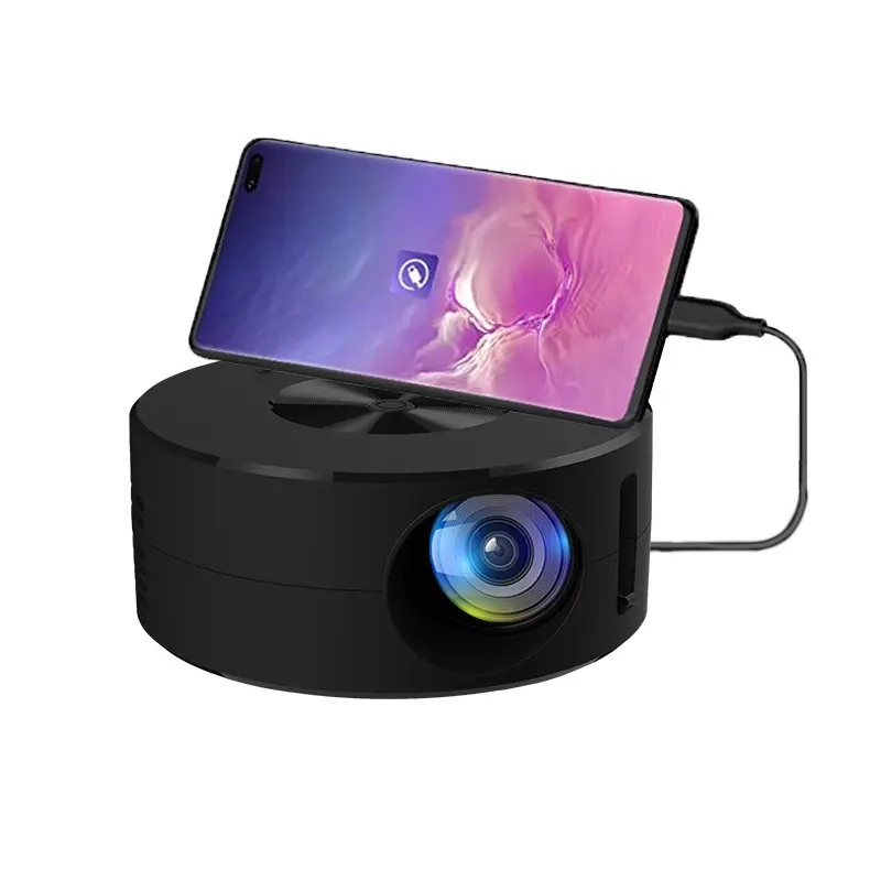 Black - Wired screen mirroring for mobile phones
