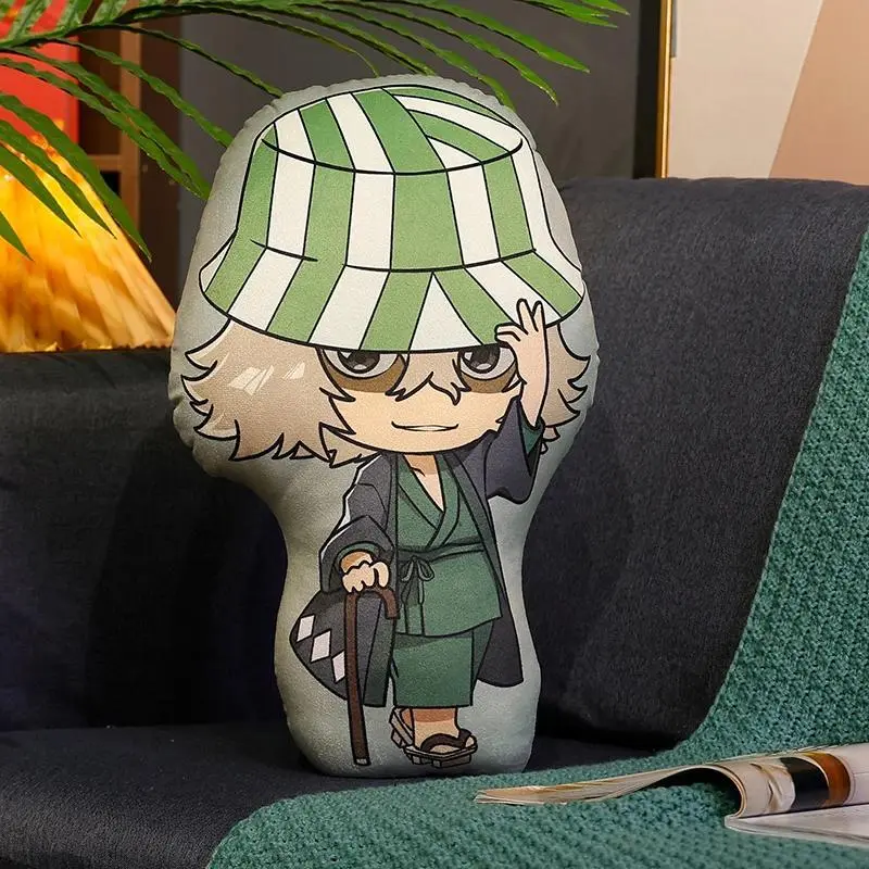45cm Anime BLEACH Ichimaru Gin Kuchiki Byakuya Kurosaki ichigo Ulquiorra Cifer Cosplay Plush Doll Toy Soft Stuffed Pillow Gift
